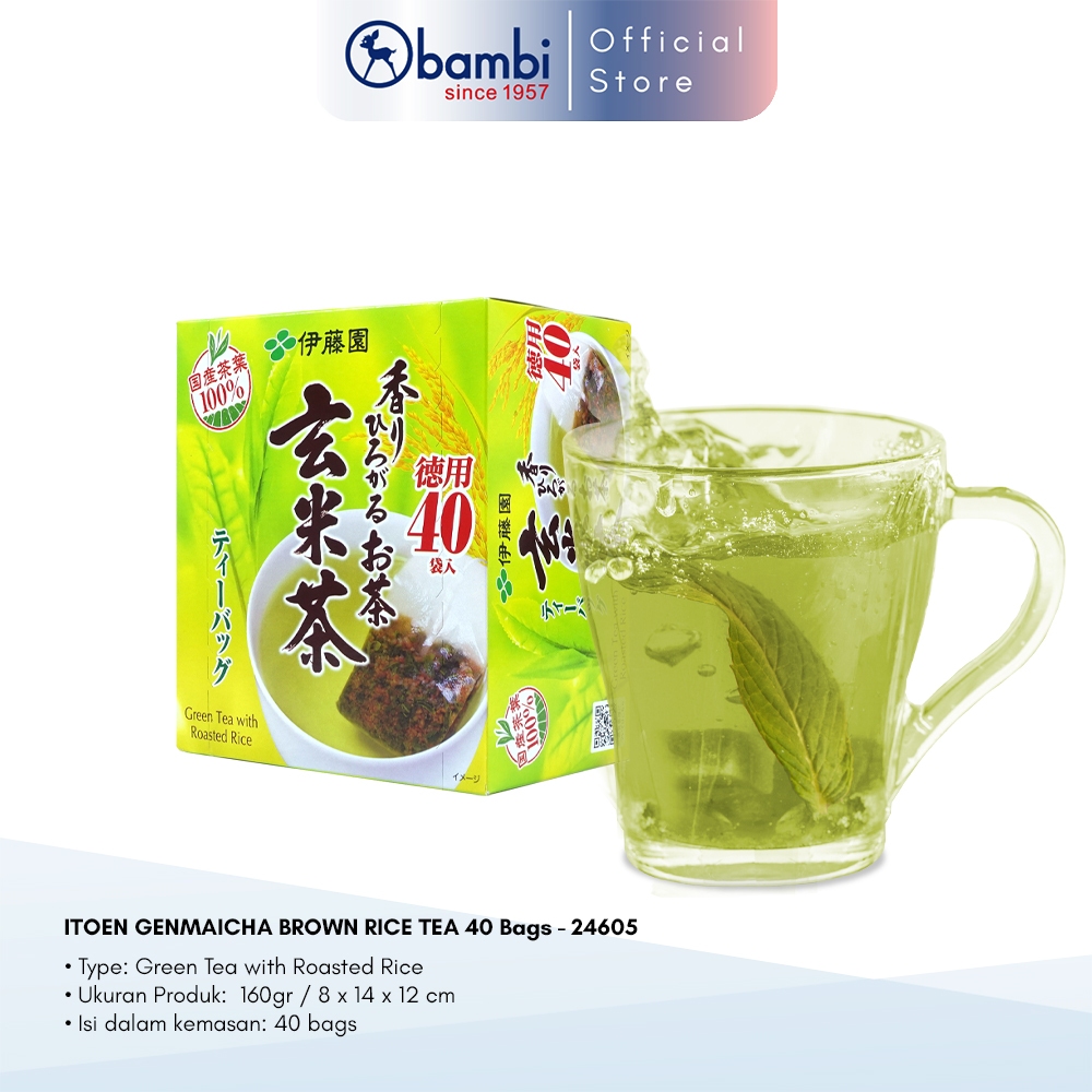 

Teh Hijau Ito En Green Tea Matcha With Roasted Rice Premium Isi 40 bags Japan Product Original