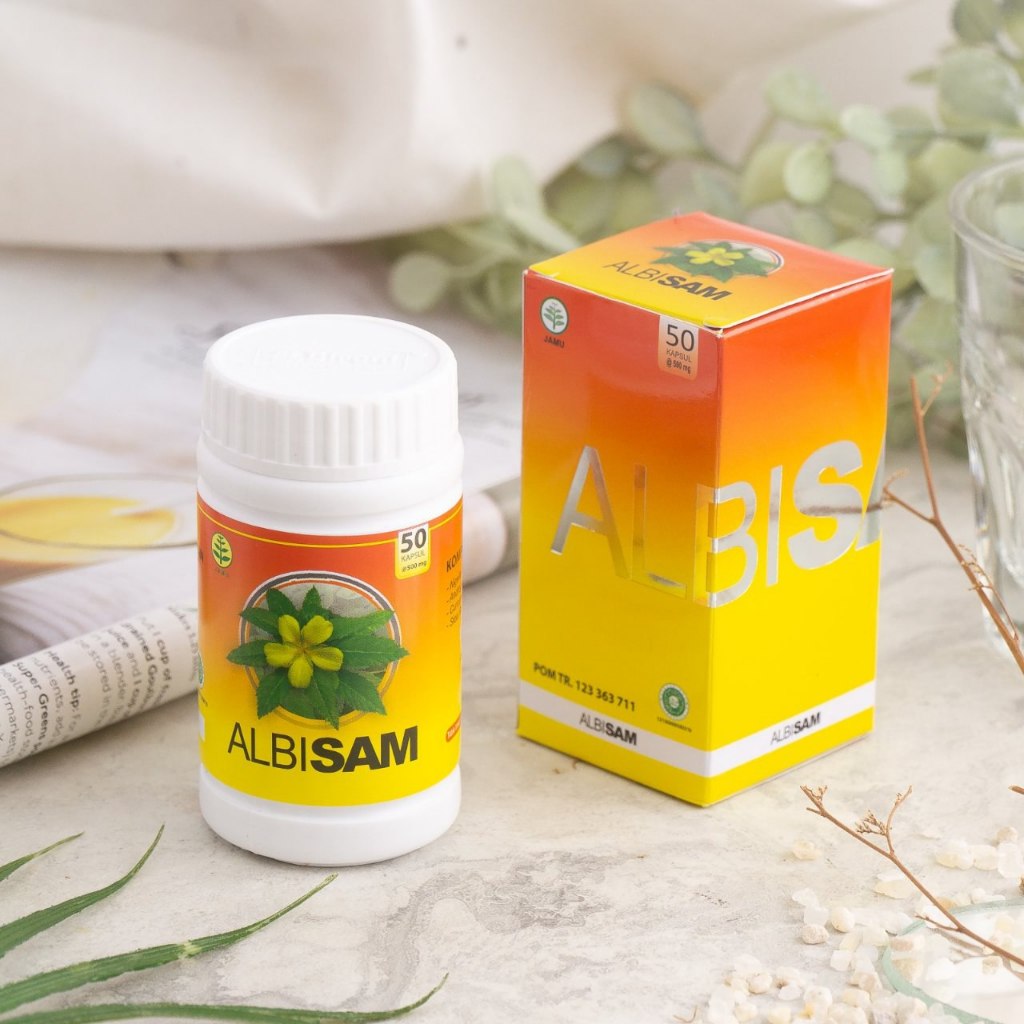 Albisam Herbal Asam Urat Albiruni Isi 50 Kapsul - Suplemen Kesehatan - pusatherbal_02