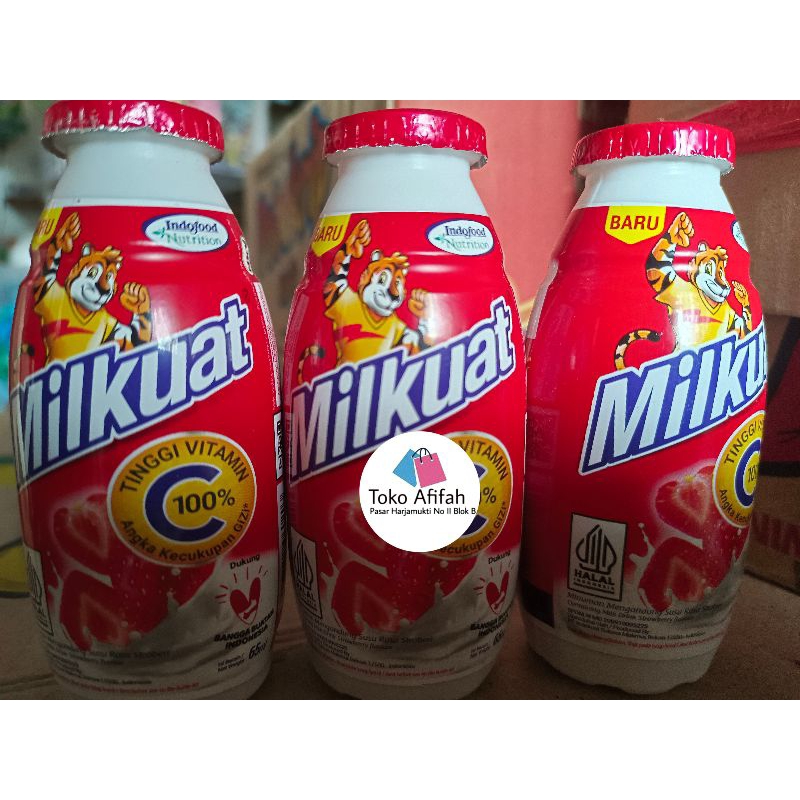 

Milkuat Botol 65ml. susu UHT x 5 pcs