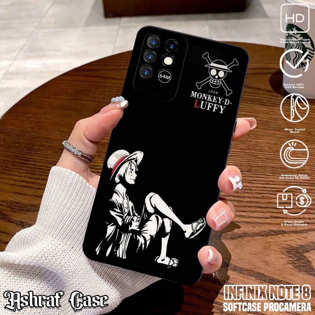 Case Infinix Note 8 - Casing Hp Infinix Note 8 Motif OP - Silikon Hp Infinix Note 8 - Softcase Hp In