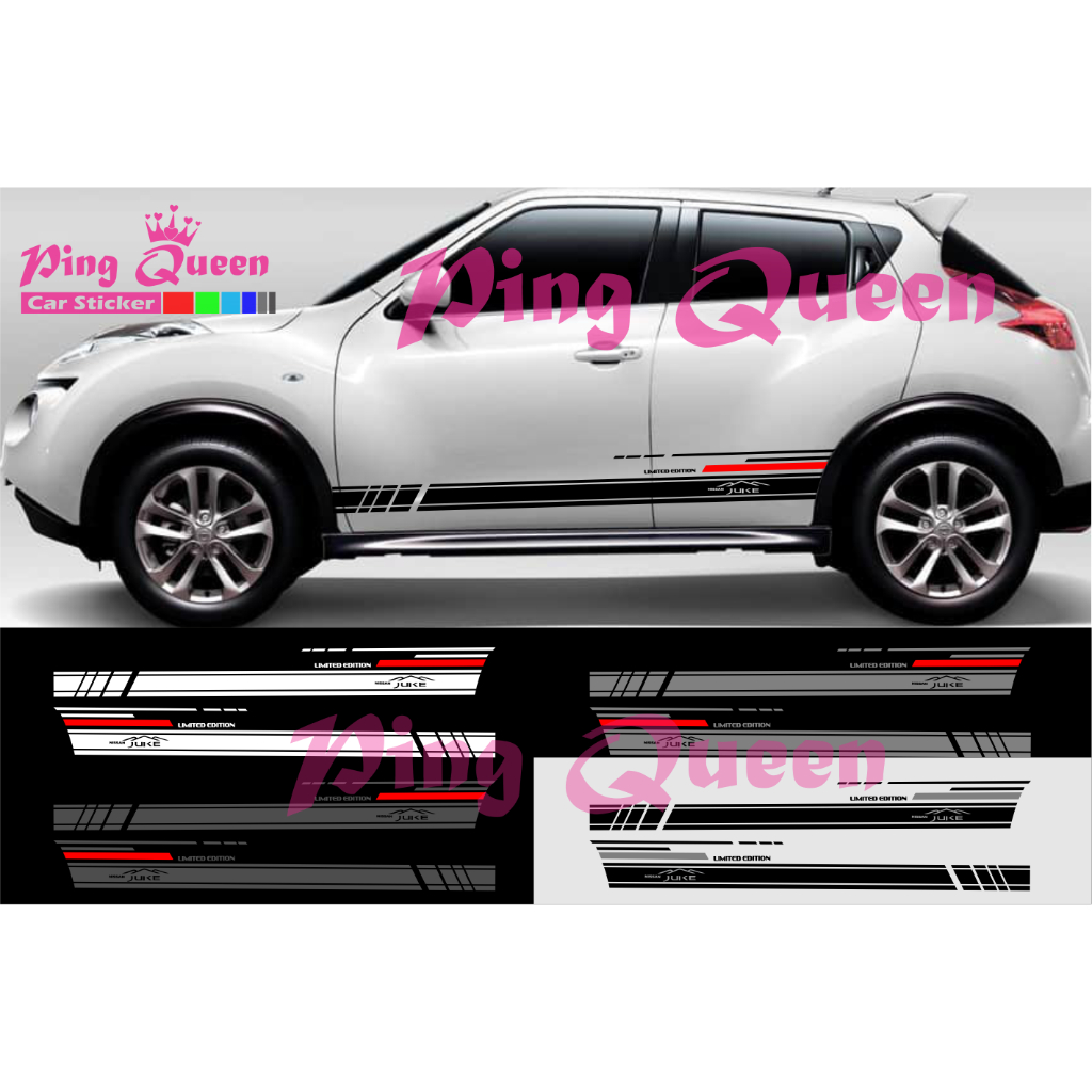 STICKER NISSAN JUKE CUTTING STICKER BODY SAMPING MOBIL JUKE
