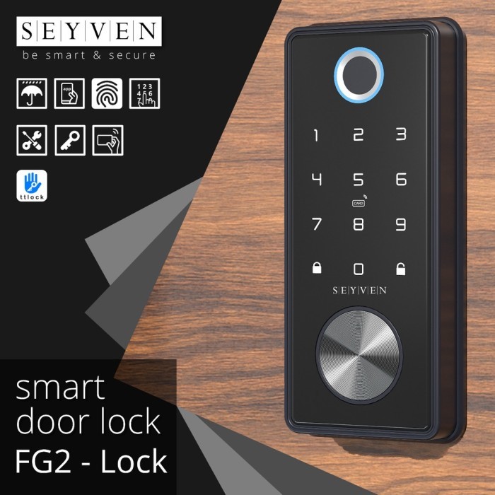 SEYVEN FG2-TTLOCK SEYVEN DEADBOLT SMART DOOR LOCK SMART LOCK DOOR