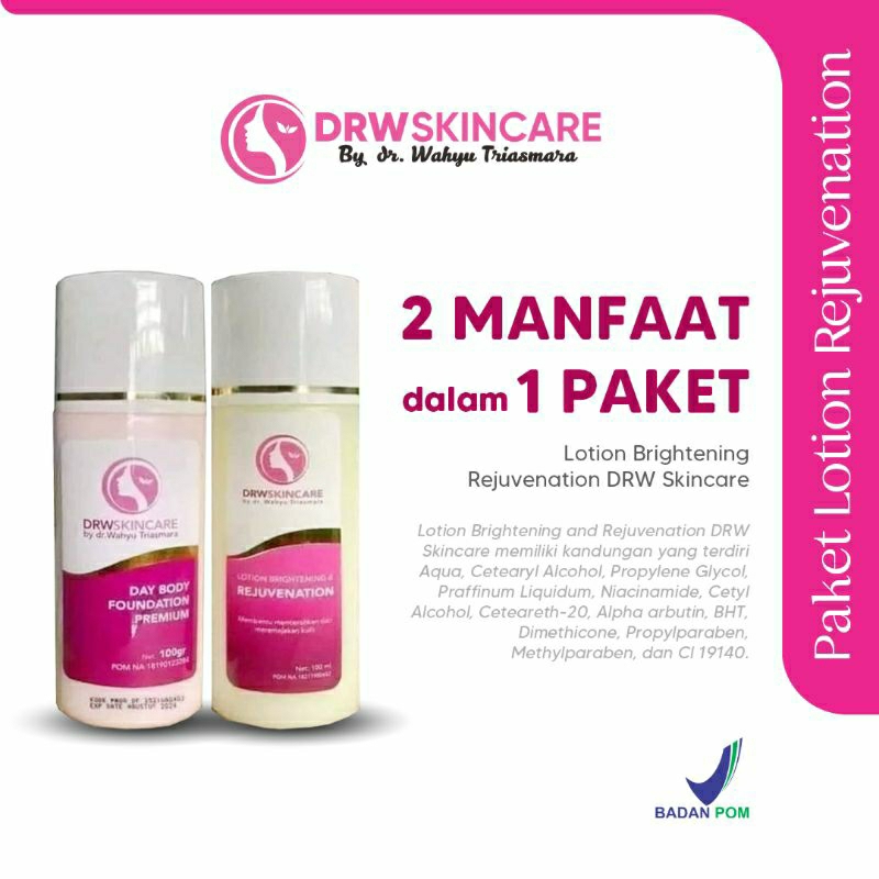 [DRW SKINCARE] Lotion Drw skincare Rejuvenation / body Lotion malam drw skincare / Lotion siang drw 