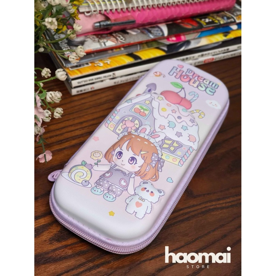 

Kotak Pensil Anak Tempat Alat Tulis 3D Karakter Timbul Impor