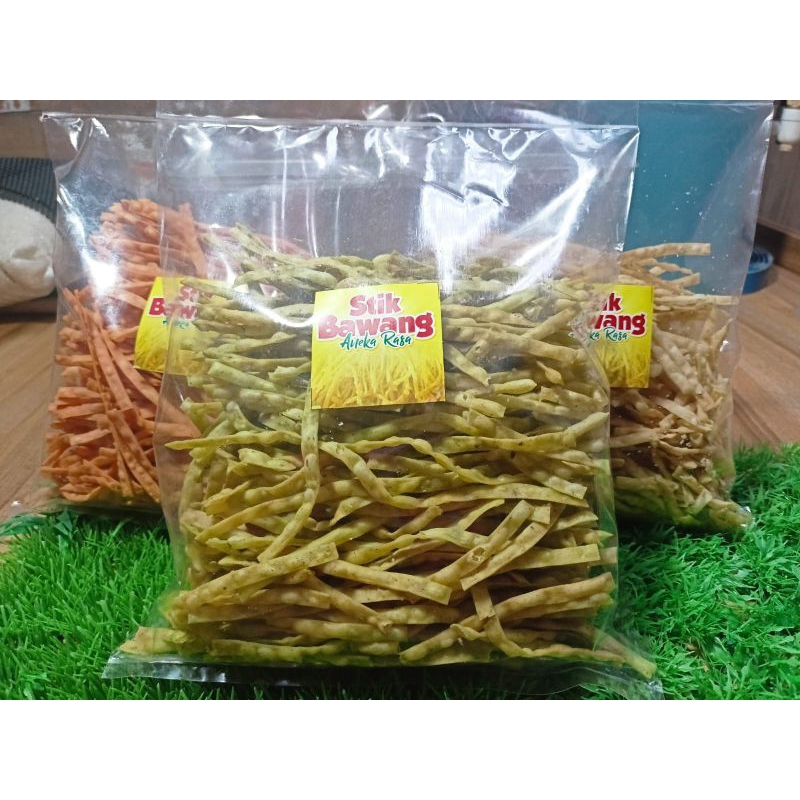 

Camilan Stik Bawang Rasa Sayur Gurih Renyah Bumbu Kering Asli Tanpa Pengawet Buatan - camilan stick bawang rasa sayur tanpa pengawet 250 gram