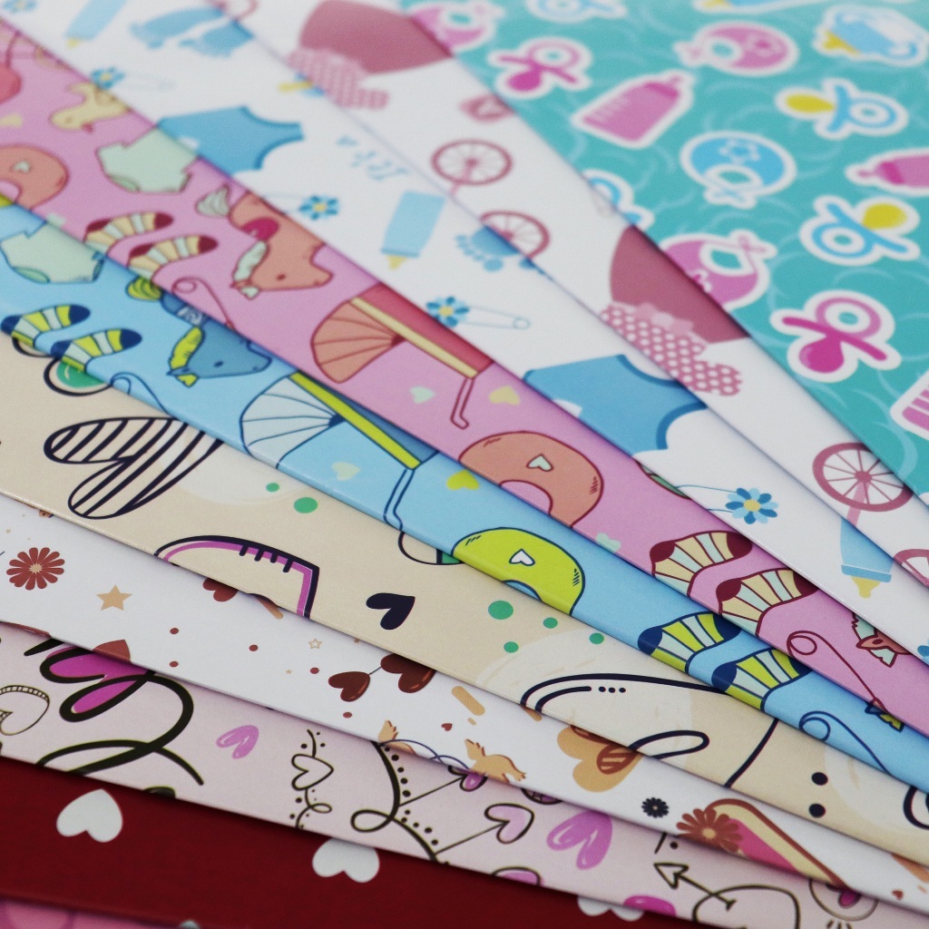 

Kertas Kado Aneka Motif Fancy Lucu Karakter dan Batik