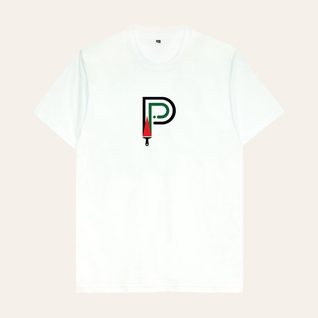 Bekim Kaos Palestina Paint Putih | Kaos Dakwah
