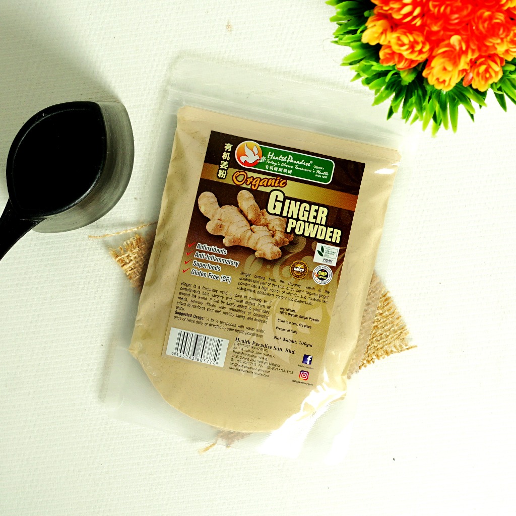 

Health Paradise Organic Ginger Powder 100gr