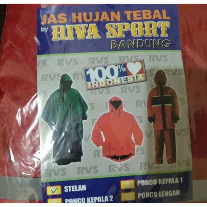 jas hujan stelan parasit biway