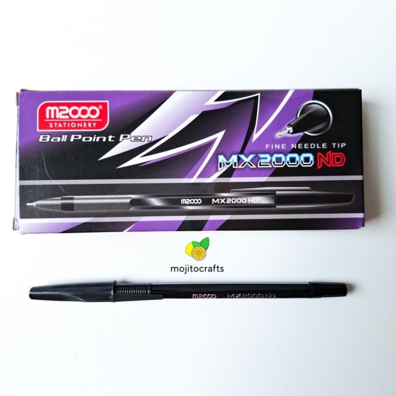 

1 Buah Pulpen M2000 Hitam MX2000ND / Pulpen Hitam / Ball Point / Bolpoin Hitam