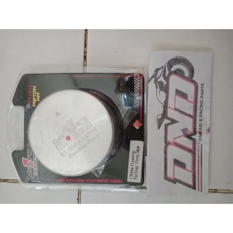MOTO1 Piston 61mm pin 14/Piston kit casting 61mm pin 14/Piston casting 61mm pin 14