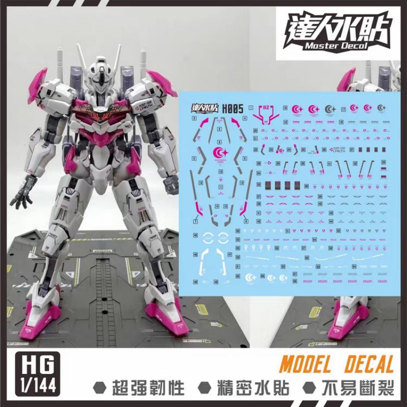 HG 1/144  GUNDAM LFRITH WATER DECAL MASTER DECAL