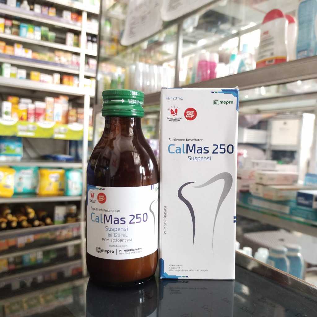 CALMAS 250 SUSPENSI 120 ML calmas syrup calmas sirup vitamin peninggi badan