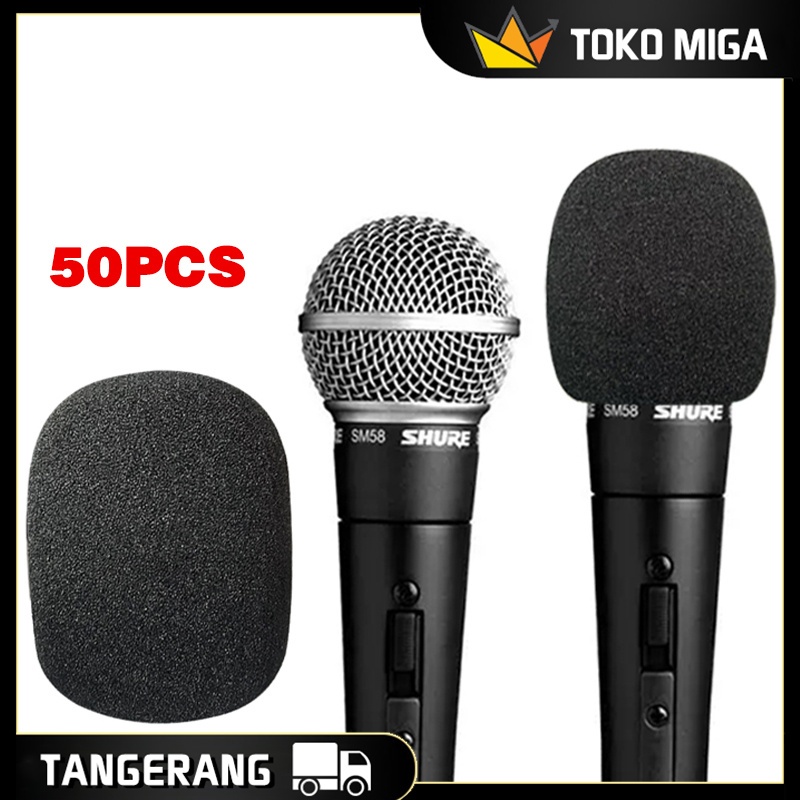 30*22*8mm Busa Mic Condenser Busa Mic Tebal Bahan Spons 50 Buah