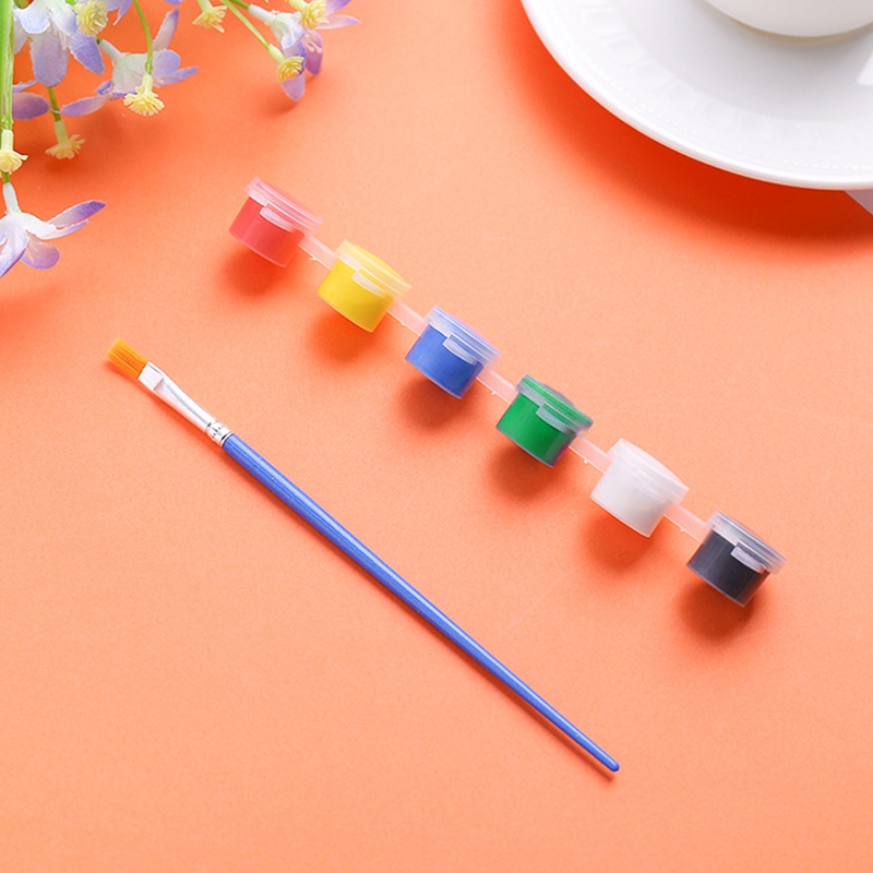 

Yikoi Cat Lukis Akrilik/Cat Akrilik/Cat Acrylic/Acrylic Paint Anak-anak Set 3ml 6 Warna