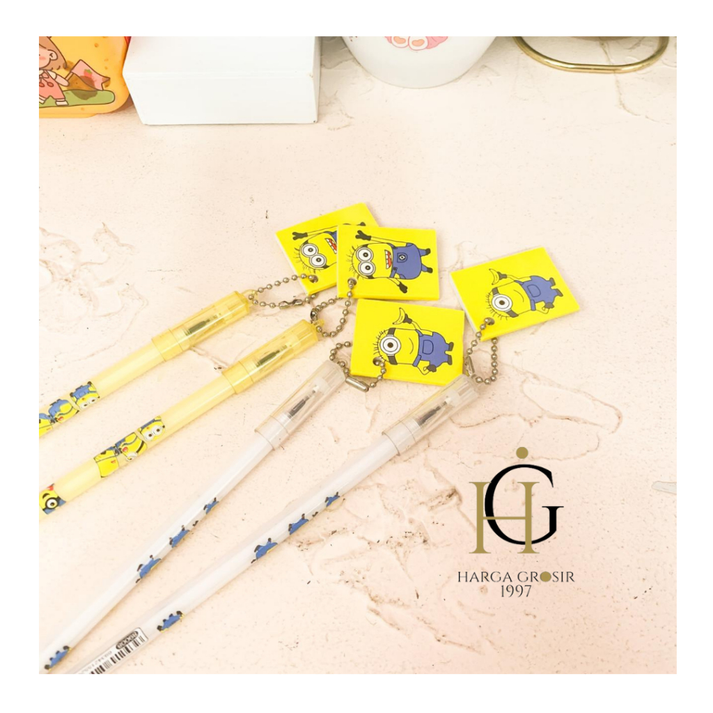 

Pulpen gantungan buku minion pulpen 4pcs 8pcs 12pcs book minion lucu imut kekinian souvernir termurah bisa COD