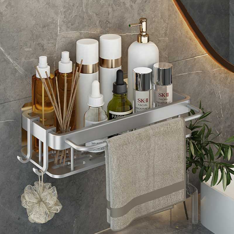 Rak Gantung Dinding Tempel Organizer Kamar Mandi Cuci Piring Dapur