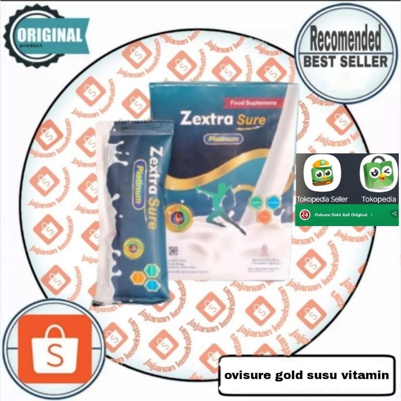 

ZEXTRA SURE PLATINUM Susu Untuk Tulang Dan Sendi Original