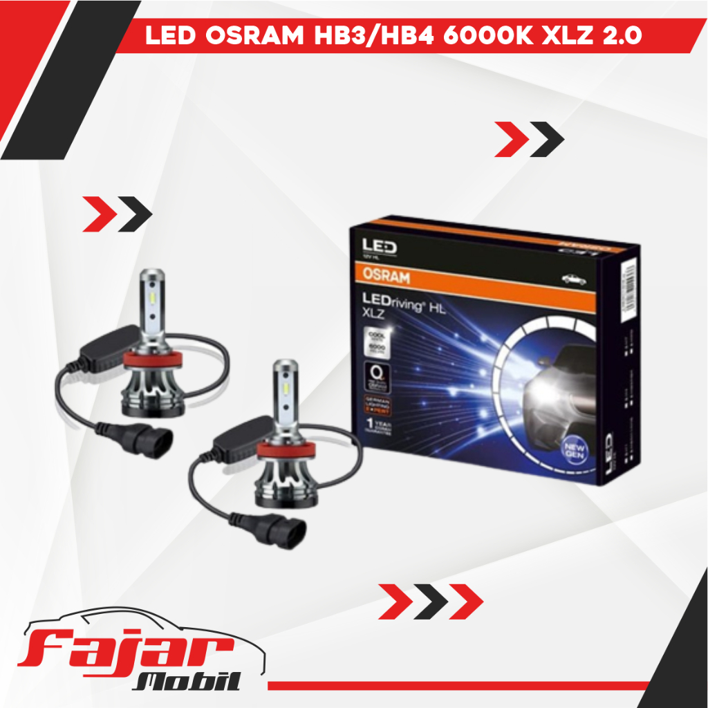 LAMPU LED OSRAM HB3/HB4 NEW GEN XLZ 2.0