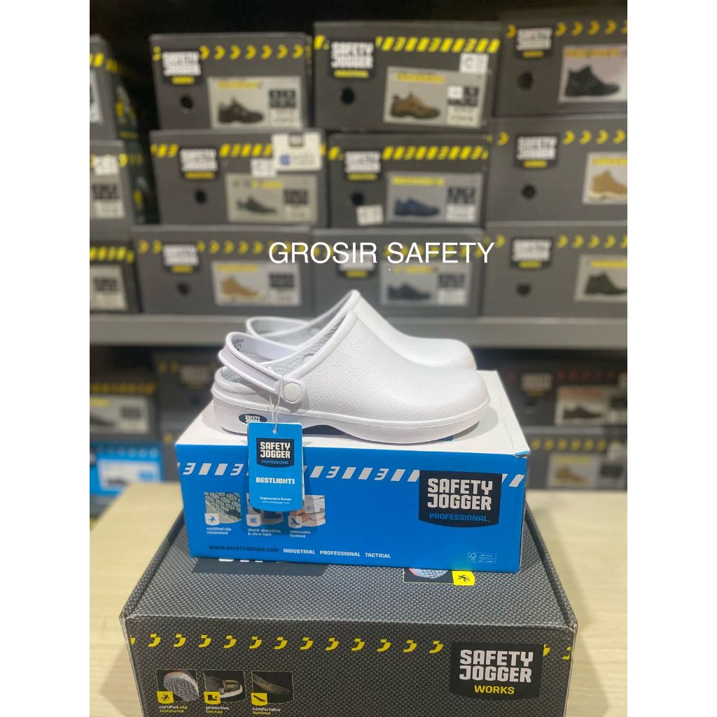 Sendal Safety Jogger Bestlight Putih