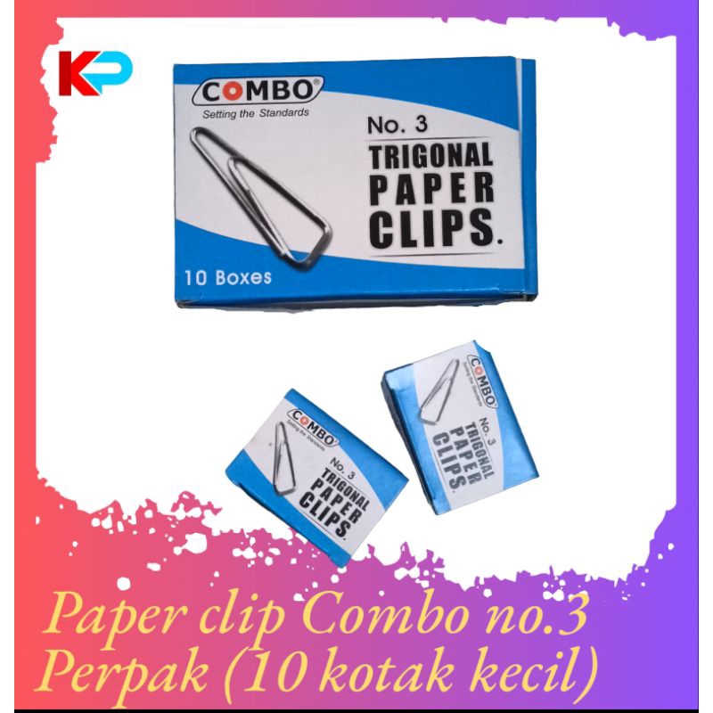 

(10 kotak) PAPERCLIP COMBO NO.3 PERPAK