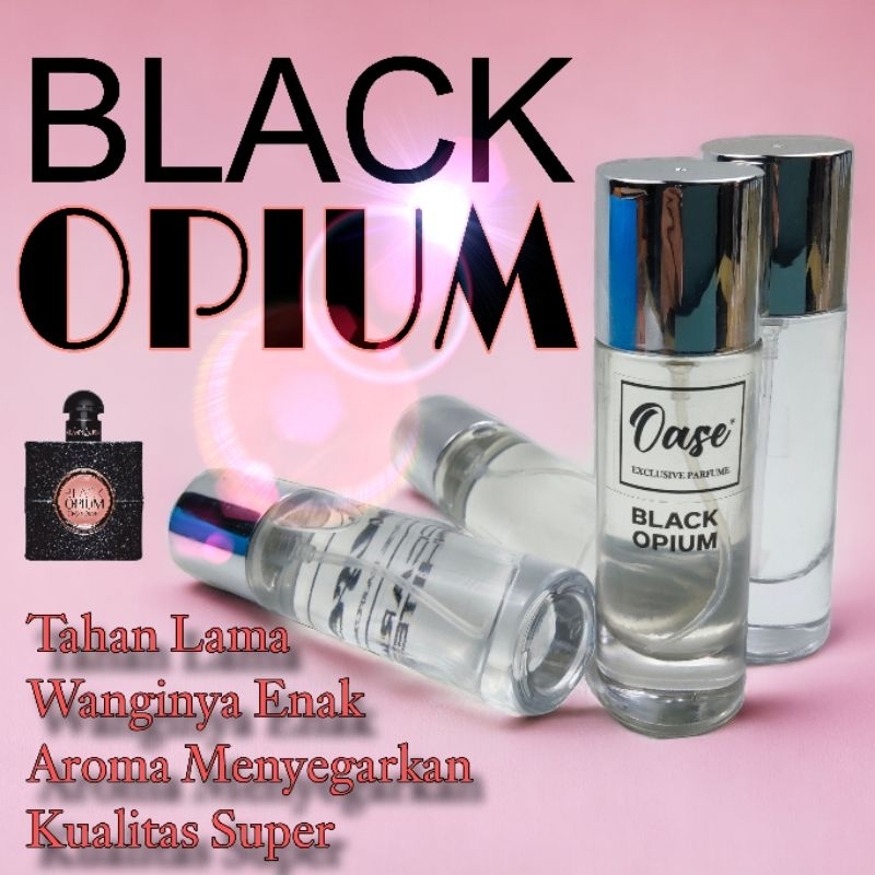 INSPIRED PARFUM REFILL 30ml BLACK OPIUM — Isi Ulang Bibit Parfum Minyak Wangi Pria Wanita Unisex Ber