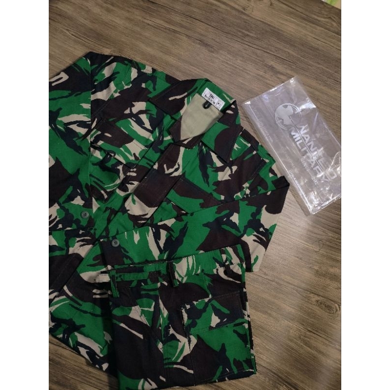 SETELAN BAJU : PDL TNI-AD PANCA PRIMA TERBARU