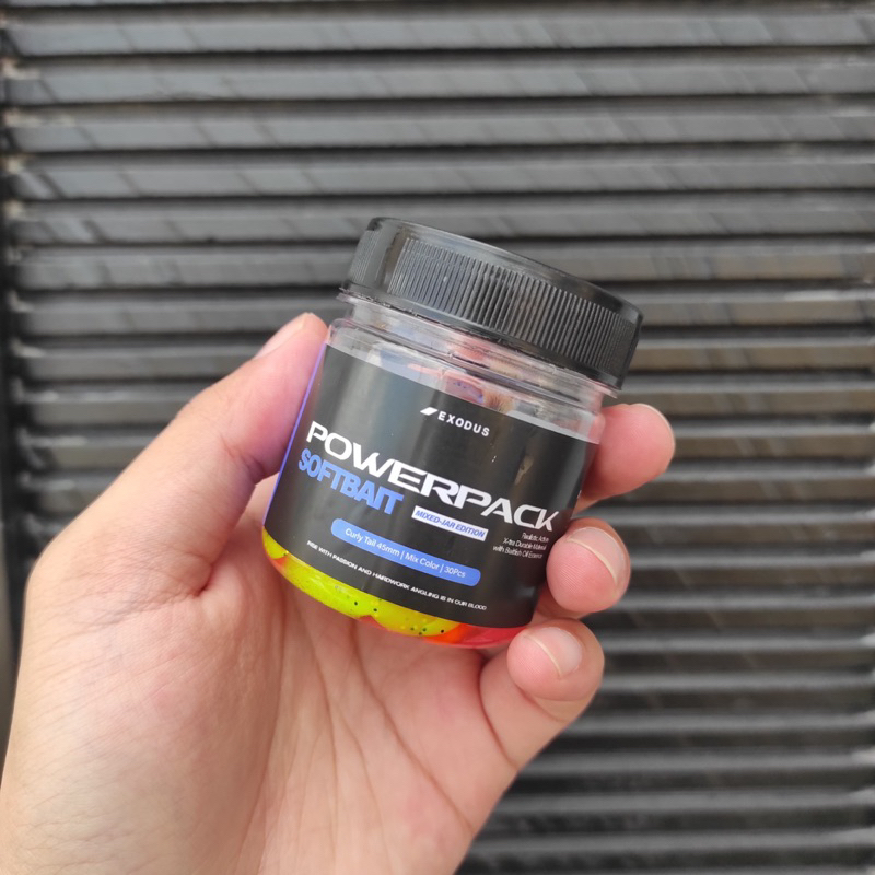 EXODUS POWER PACK SOFTLURE SOFTPLASTIC LURE CURLY TAIL 45mm 55mm softlure