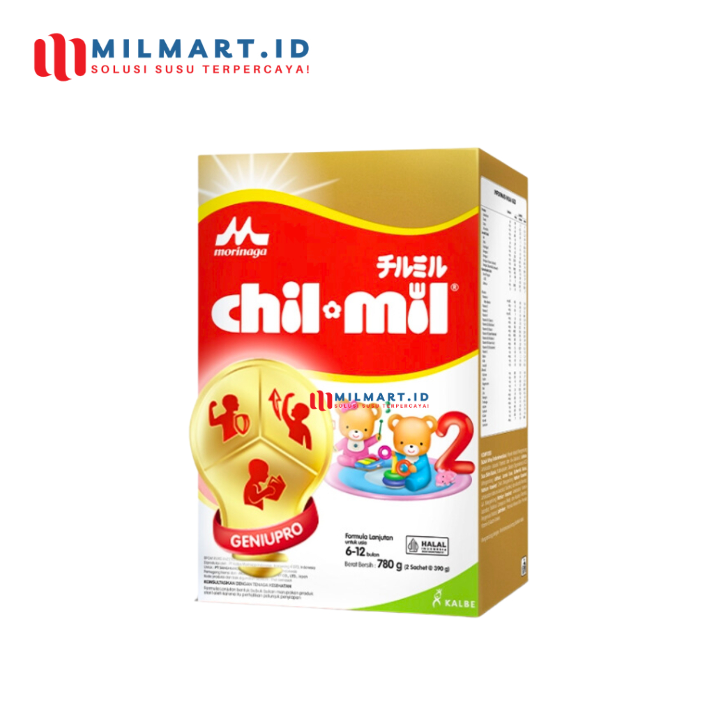 MORINAGA CHILMIL GOLD 780 G SUSU FORMULA BAYI SUSU CHIL MIL 6-12 BLN