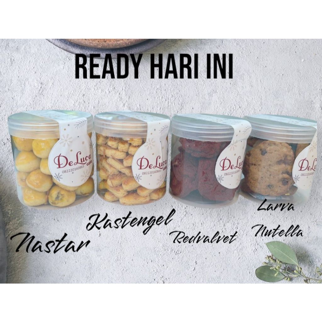 

DELUCA CAKE COOKIES PREMIUM 100% DARI BAHAN PREMIUM NO PENGAWET