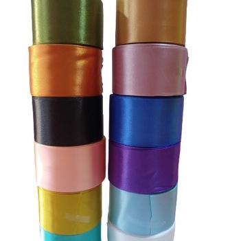 

KF7 Pita Satin Besar 2inch 5cm Per Roll