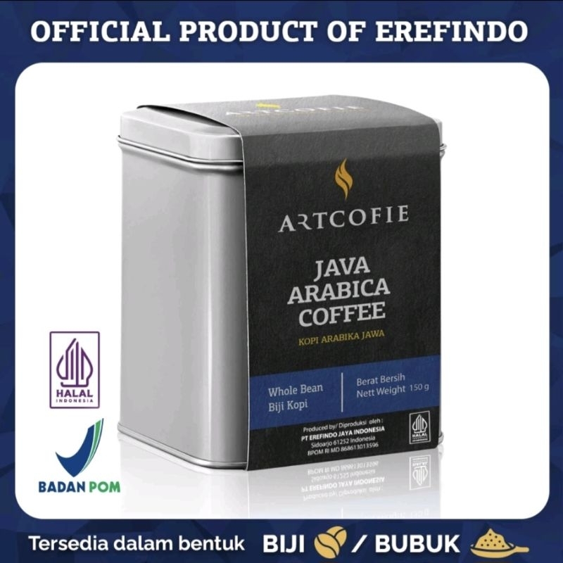

Artcofie Java Arabica Coffee Biji Kopi / Bubuk 150gr exp 7 mei 2026
