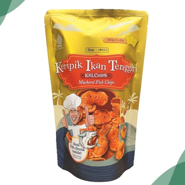 

KUANGS Keripik Ikan Tenggiri 100g - Krl Chips - Mackerel Fish