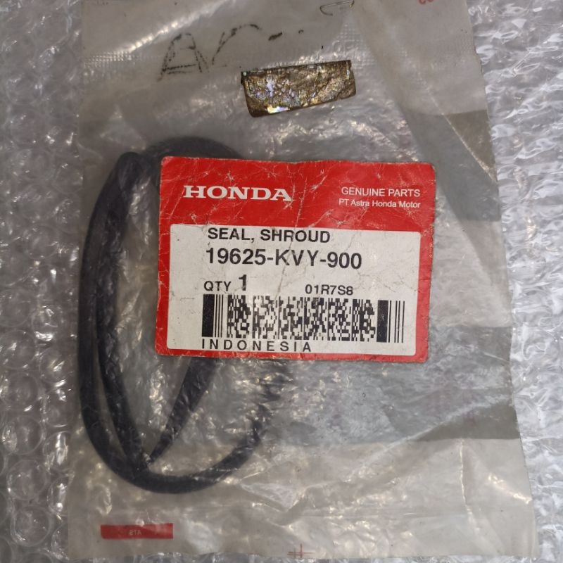 SEAL SHROUD PAKING KARET TUTUP KIPAS MAGNET HONDA BEAT SCOOPY SPACY CARBU KARBU LAMA PERTAMA 19625KV