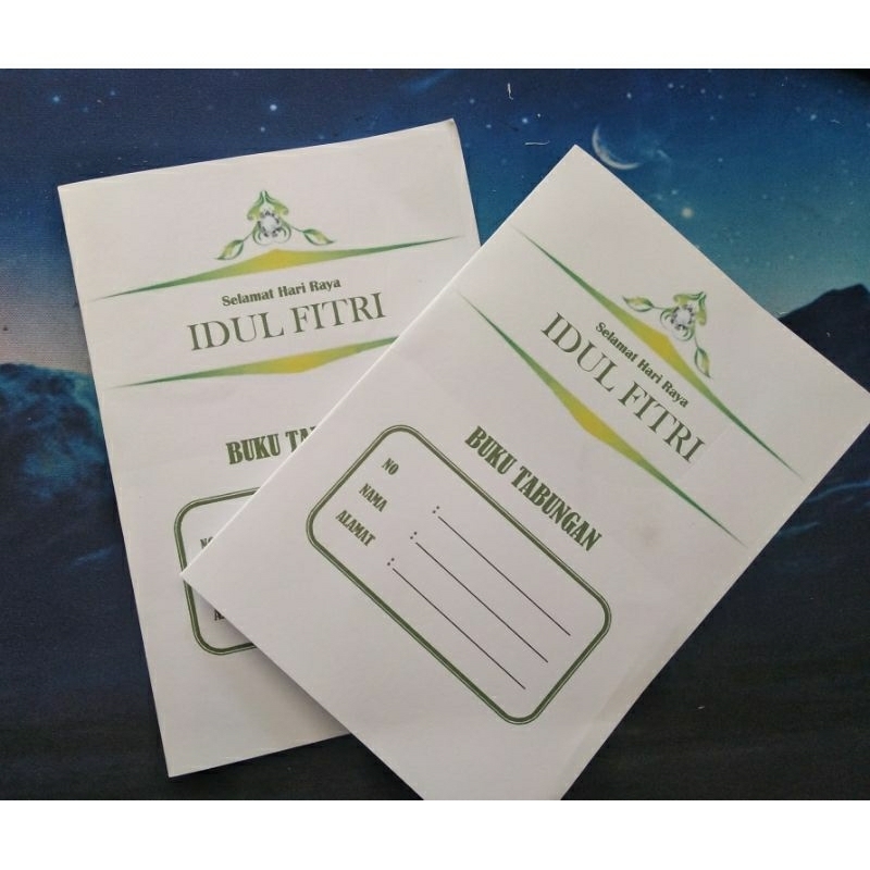 Buku Tabungan Arisan Lebaran