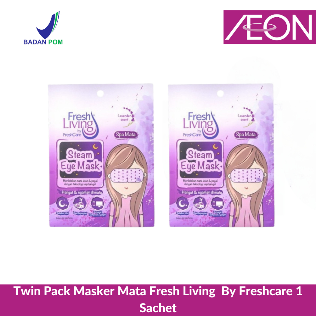 Twin Pack Masker Mata Fresh Living  By Freshcare 1 Sachet