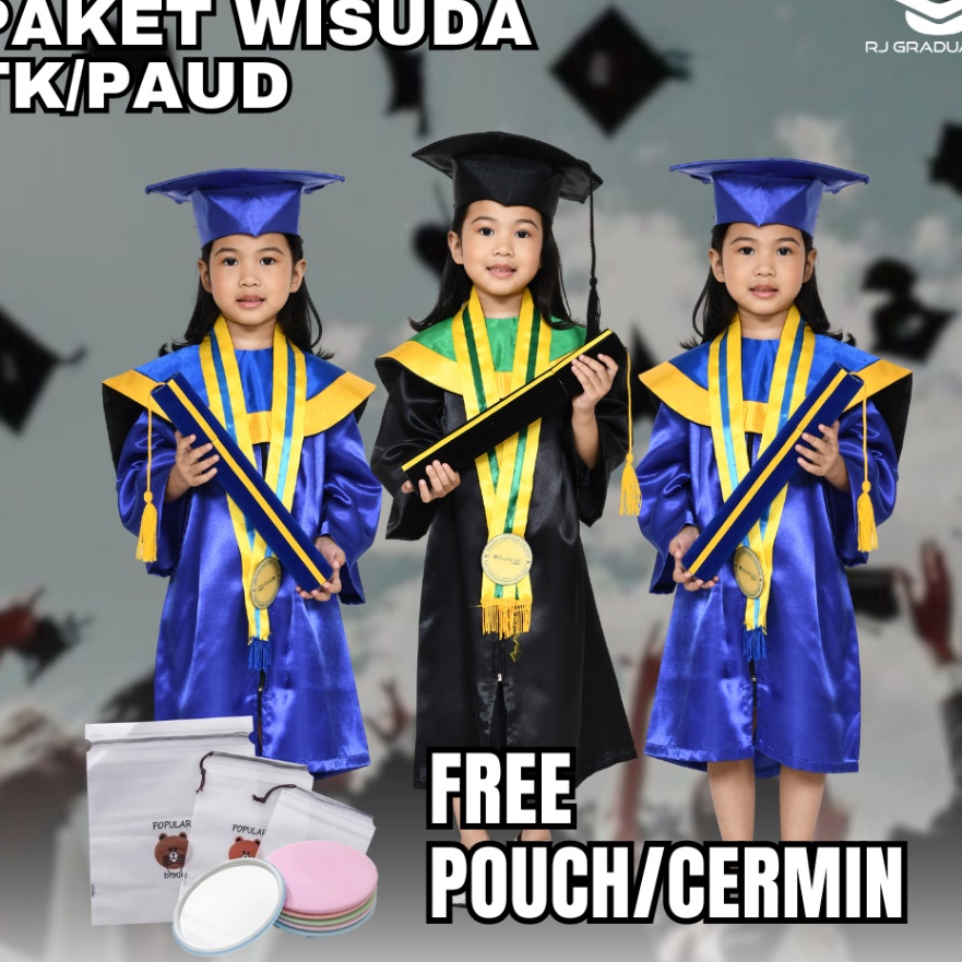 Boom Paket toga wisuda Tk  Jual paket toga wisuda paud  jubah wisuda anak  perlengkapan wisuda  atri