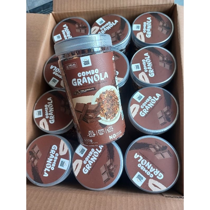 

Granola Combo Dark Chocolate 500gr - Sereal Sehat Timur Tengah
