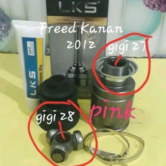 CV Joint Dalam As Roda Depan Dalam Honda Freed Kanan