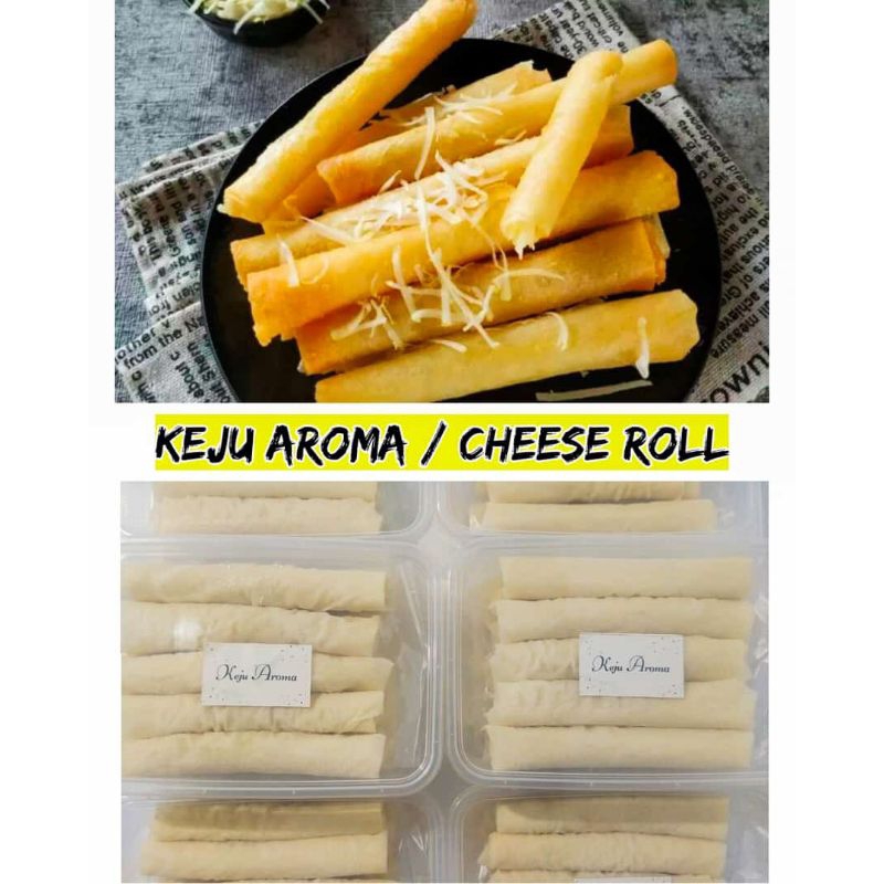 

Keju aroma cheese roll isi 10 biji lezat