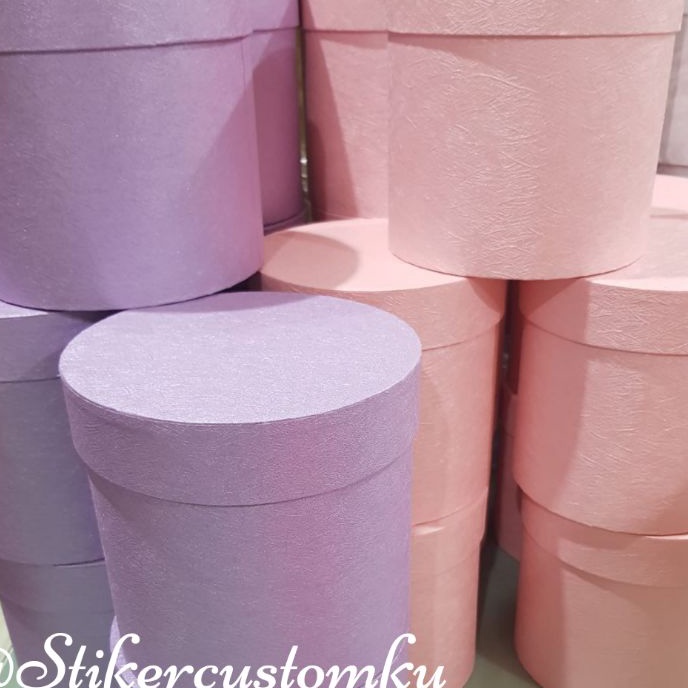 

Premium Bloom Box Flower Bulat Kotak Kado Kotak Bunga 1x12cm