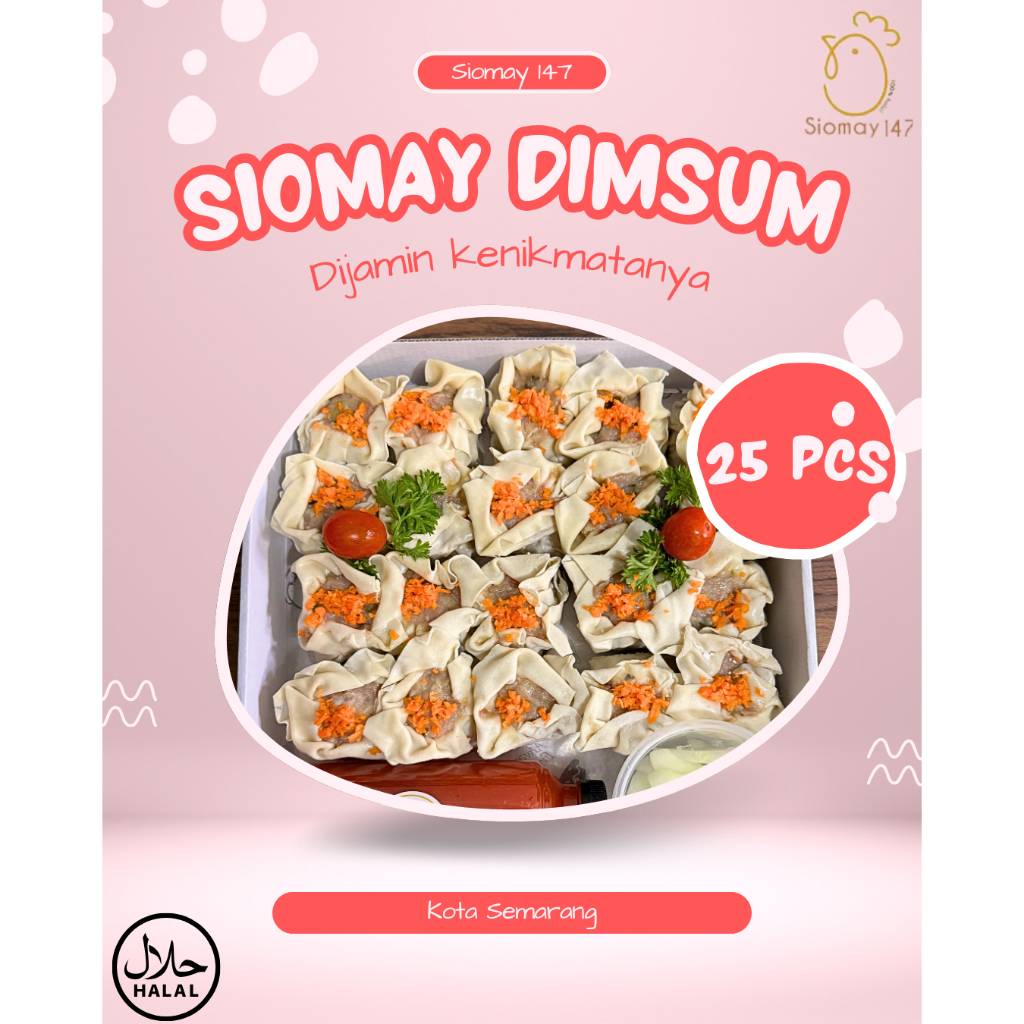 

Siomay Dimsum Ayam 25 PCS + Saus Merah / Frozen Food