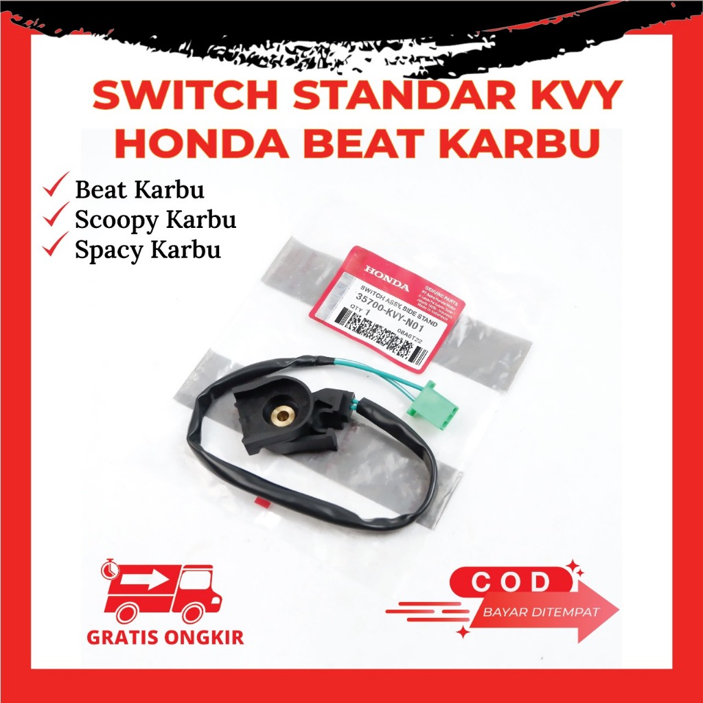 Swicth Sensor Standar Samping Motor Honda Beat Karbu Scoopy Spacy Karbu Kode KVY