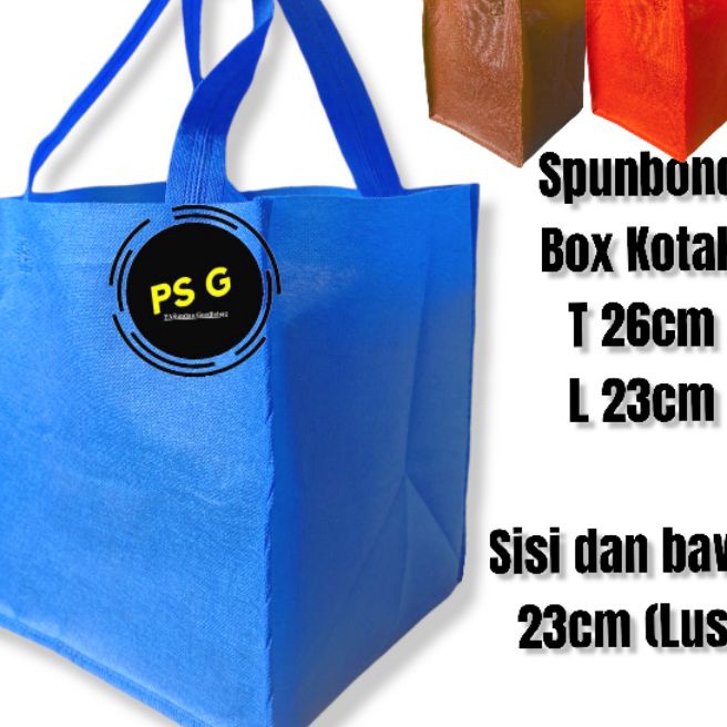 

Super Tas spunbond nasi kotak hajatan ukuran 2222 1lusin isi 12pcs