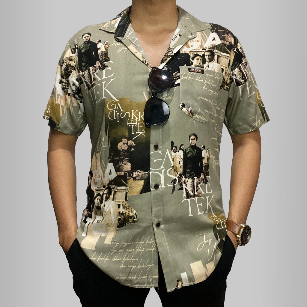 SHK Kemeja hawai pria wanita | Kemeja Santai Pria | Kemeja Amarillo KRETEK