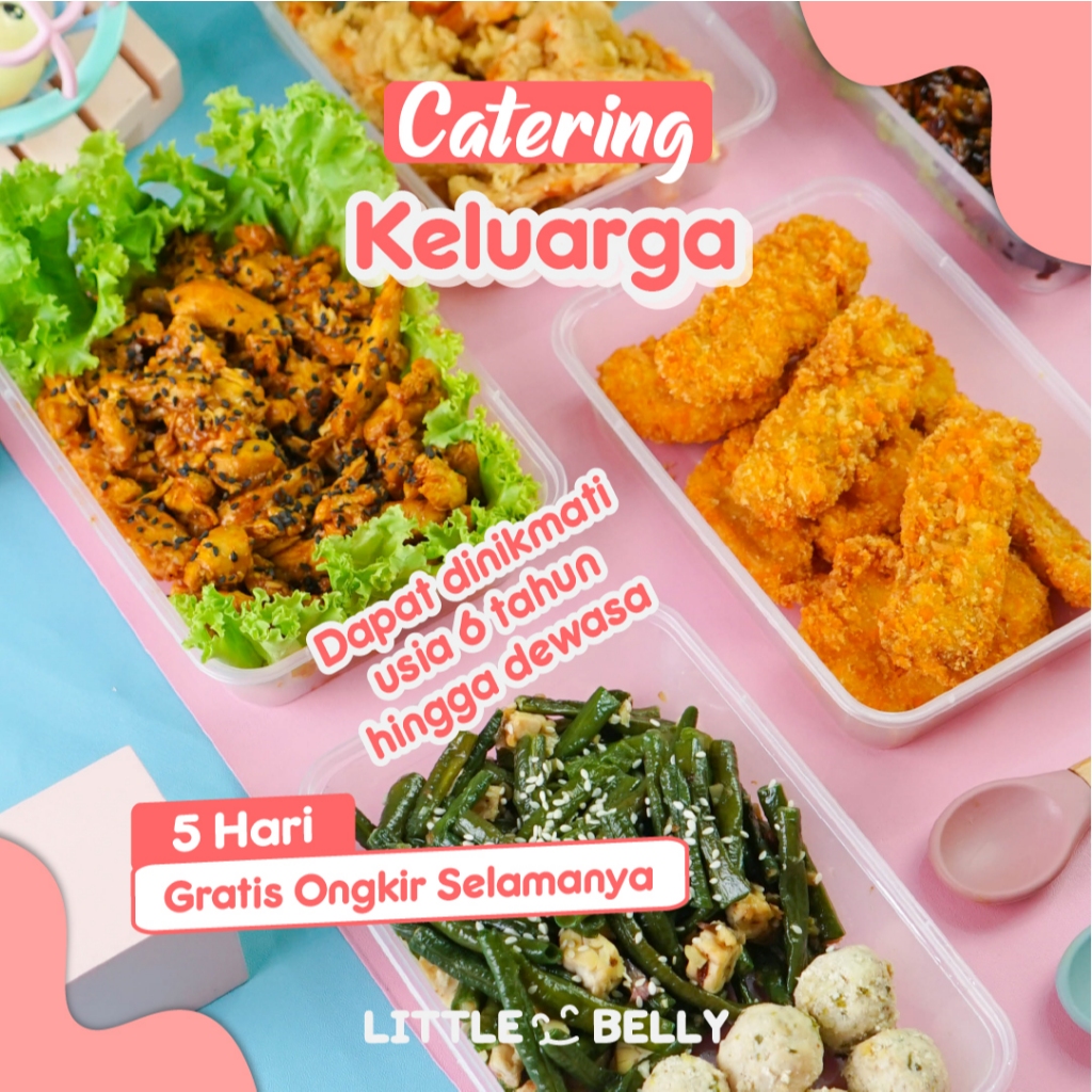 

Family Catering - 1 Week Family+ Set 7-8 orang | Catering Rumahan | Catering Kantoran