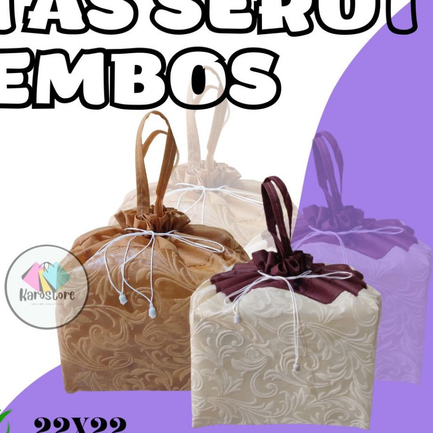 

Terlaris Tas goodiebag serut embos premiun ukuran 22x22 lusinan 12pcs