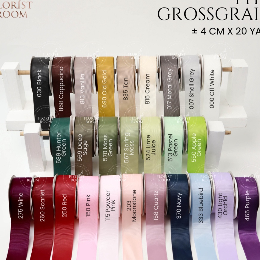 

Unggul Pita Grossgrain 4cm x 2 Yard Pita Ribbon