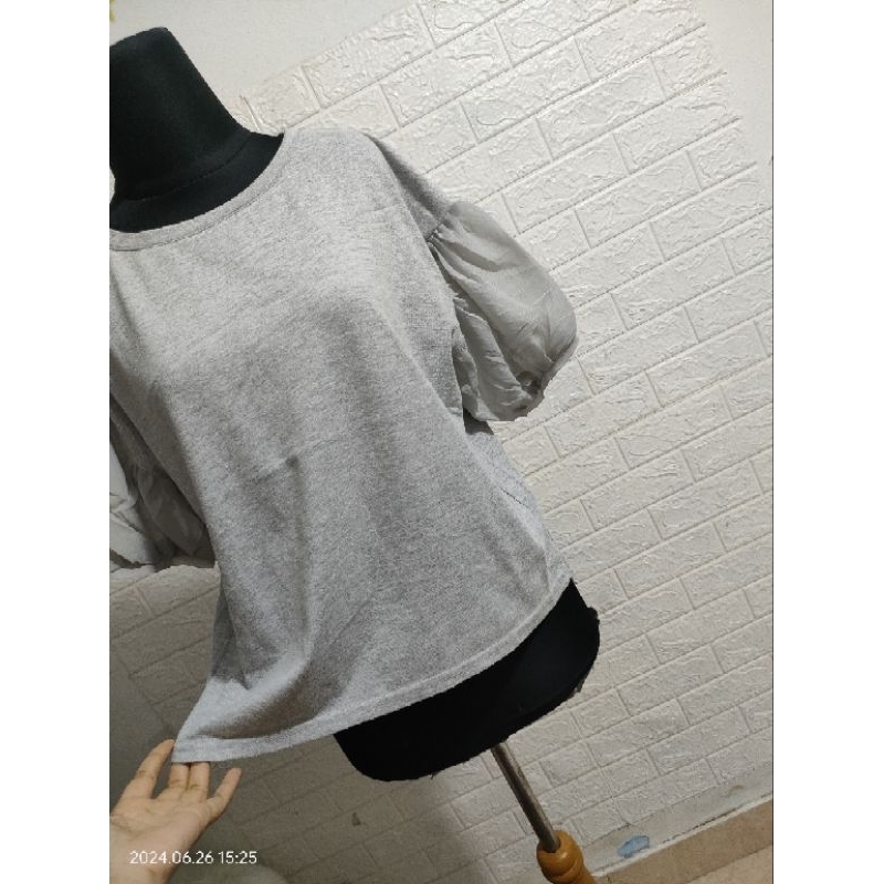 atasan wanita  colza abu adem nyaman dijamin