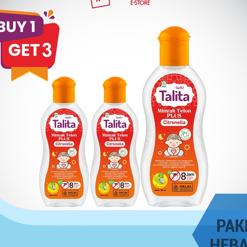 

Extra Talita Minyak Telon Plus Citronella 125 ml